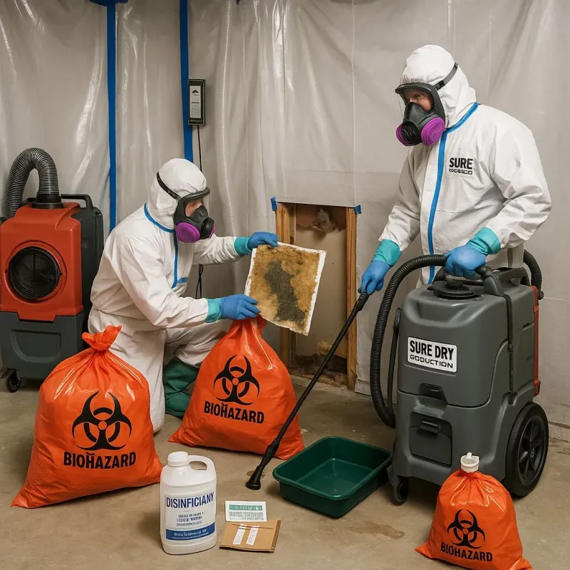 Contaminated Water Handling Protocols process in Bray, OK